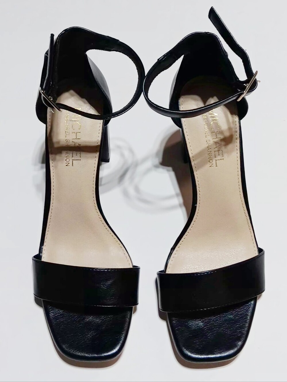 MICHAEL by MICHAEL SHANNON Women's  Stella Black Heel Sandals Size 8